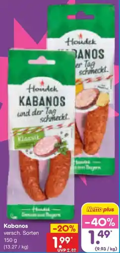 Netto Marken-Discount Houdek Kabanos Angebot