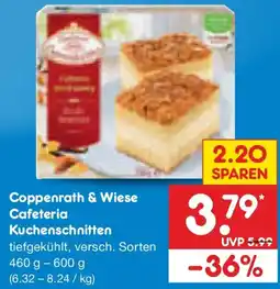 Netto Marken-Discount Coppenrath & Wiese Cafeteria Kuchenschnitten Angebot