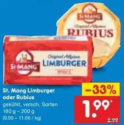 Netto Marken-Discount St. Mang Limburger oder Rubius Angebot