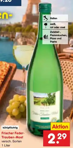 Netto Marken-Discount Frischer Feder Trauben-Most Angebot
