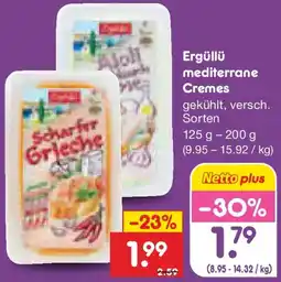 Netto Marken-Discount Ergüllü mediterrane Cremes Angebot