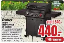 B1 Discount Baumarkt Enders Gasgrill »Monroe ProX 4 SIR Shadow« Angebot