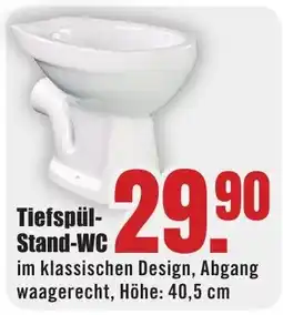 B1 Discount Baumarkt Tiefspül- Stand-WC Angebot