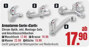 B1 Discount Baumarkt Armaturen-Serie »Carli« Angebot