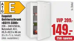 B1 Discount Baumarkt Exquisit Gefrierschrank Angebot