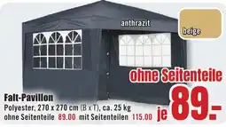 B1 Discount Baumarkt Falt-Pavillon Angebot