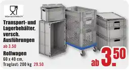 B1 Discount Baumarkt Transport- und Lagerbehälter, versch. Ausführungen Angebot