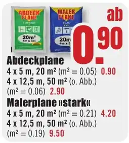 B1 Discount Baumarkt Abdeckplane Angebot