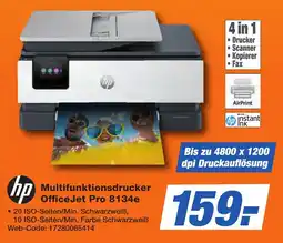 K+B Expert hp Multifunktionsdrucker OfficeJet Pro 8134e Angebot