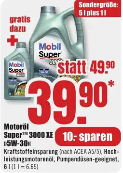 B1 Discount Baumarkt Mobil Super 3000 XE Angebot