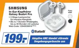 K+B Expert SAMSUNG In-Ear-Kopfhörer Galaxy Buds4 Pro Angebot
