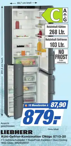 K+B Expert LIEBHERR Kühl-Gefrier-Kombination CNdgc 5713-20 Angebot