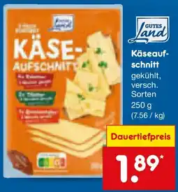 Netto Marken-Discount GUTES Land Käseaufschnitt Angebot