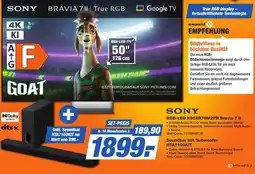 K+B Expert SONY RGB-LED K50XR79M2PB Bravia 7 II oder Soundbar mit Subwoofer HTA7100KIT Angebot
