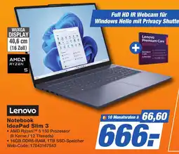 K+B Expert Lenovo Notebook IdeaPad Slim 3 Angebot