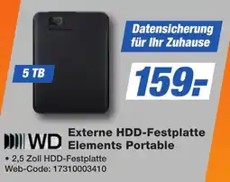 K+B Expert WD Externe HDD-Festplatte Elements Portable Angebot