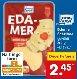 Netto Marken-Discount GUTES Land Edamer Scheiben Angebot