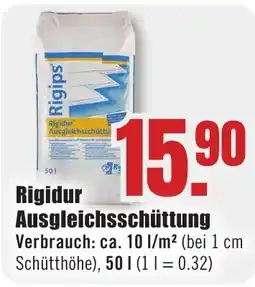 B1 Discount Baumarkt Rigidur Ausgleichsschüttung Angebot