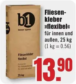 B1 Discount Baumarkt b1 Fliesenkleber flexibel Angebot