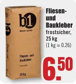 B1 Discount Baumarkt b1 Fliesen- und Baukleber Angebot