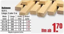 B1 Discount Baumarkt Rahmen GLK II Angebot