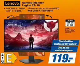 expert Techno Land Lenovo Gaming-Monitor Legion 27-10 Angebot
