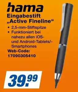 expert Techno Land hama Eingabestift "Active Fineline" Angebot