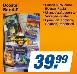 expert Techno Land Pokémon Booster Box 4.0 Angebot