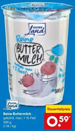 Netto Marken-Discount GUTES Land Reine Buttermilch Angebot