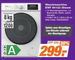 K+B Expert Waschmaschine EWF 80123 iSteam Angebot
