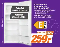 K+B Expert Kühl-Gefrier-Kombination ERD 21431 WE Angebot