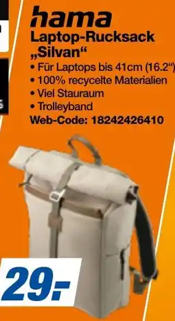 expert Techno Land hama Laptop-Rucksack "Silvan" Angebot