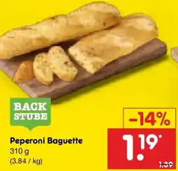 Netto Marken-Discount BACK STUBE Peperoni Baguette Angebot