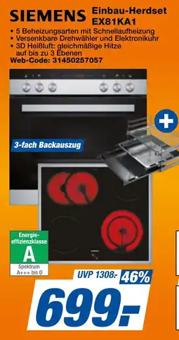 expert Techno Land SIEMENS Einbau-Herdset EX81KA1 Angebot