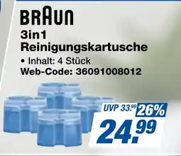 expert Techno Land BRAUN 3in1 Reinigungskartusche Angebot