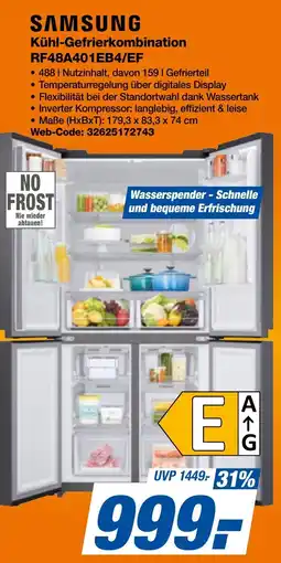 expert Techno Land SAMSUNG Kühl-Gefrierkombination RF48A401EB4/EF Angebot