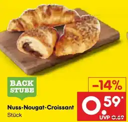 Netto Marken-Discount BACK STUBE Nuss-Nougat-Croissant Angebot