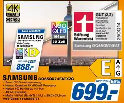 expert Techno Land SAMSUNG GQ65QN74FATXZG Angebot