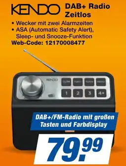 expert Techno Land KENDO DAB+ Radio Zeitlos Angebot