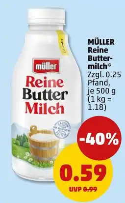 PENNY müller Reine Buttermilch Angebot