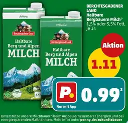 PENNY Berchtesgadener Land Haltbare Berg und Alpen MILCH Angebot