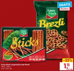 Netto Marken-Discount funny-frisch Laugensticks oder Brezli Angebot
