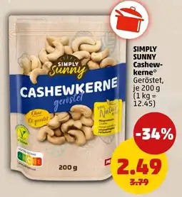 PENNY SIMPLY SUNNY Cashewkerne Angebot