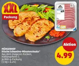 PENNY MÜHLENHOF Frische Schweine-Minutensteaks Angebot