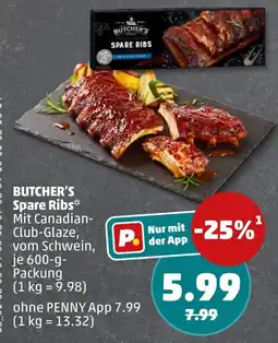 PENNY BUTCHER'S Spare Ribs Angebot