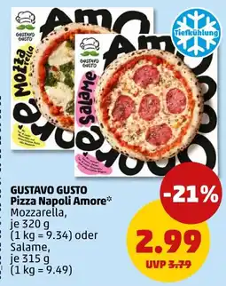 PENNY GUSTAVO GUSTO Pizza Napoli Amore* Angebot