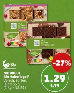 PENNY NATURGUT Bio Haferriegel Angebot
