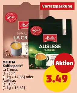 PENNY MELITTA Kaffeepads* Angebot