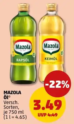 PENNY MAZOLA ÖL* Angebot