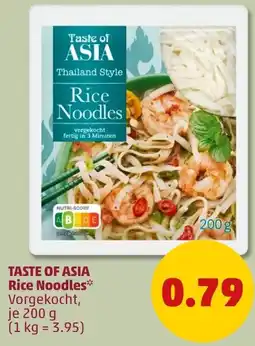 PENNY Taste of Asia Rice Noodles Angebot